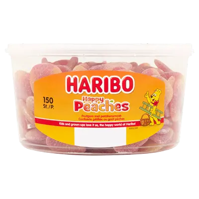 HARIBO Happy Peaches 150 stuks 1,35 kg