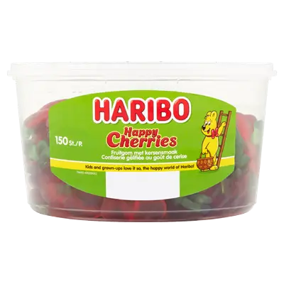 HARIBO Happy Cherries 150 stuks 1,2 kg 